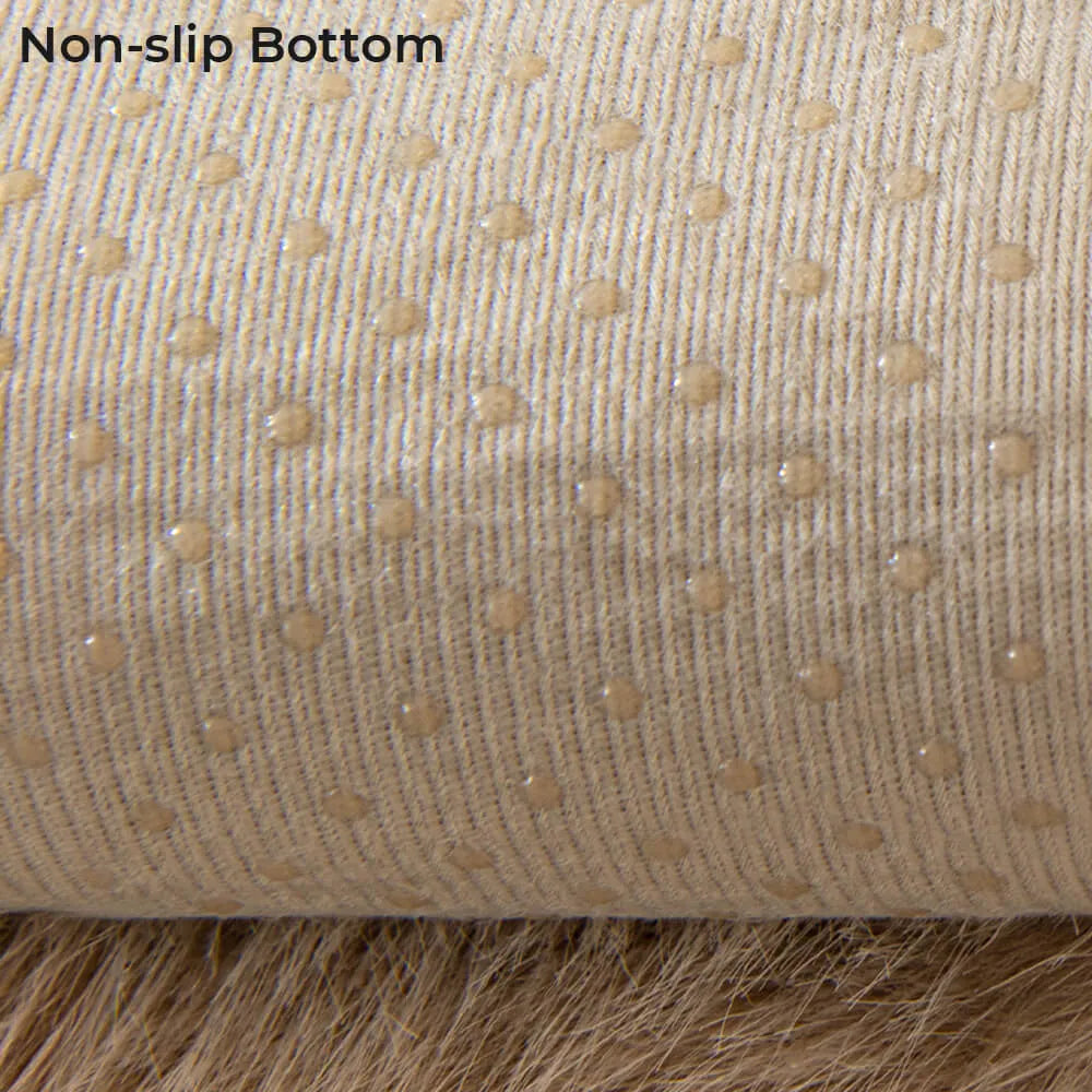 Thick Faux Fur Sofa Protector Non-Slip Sofa Cover
