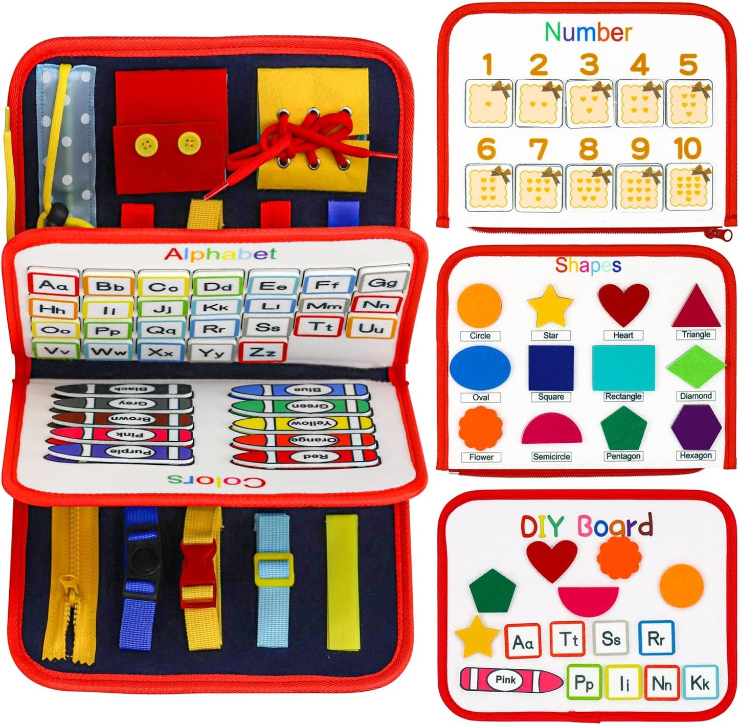 Montessori Busy Books for Toddlers